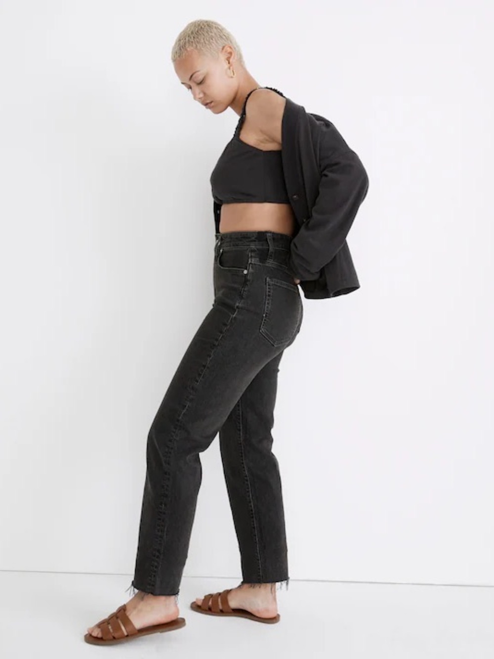 Madewell Curvy Perfect Vintage Straight Jean in Lunar Wash
